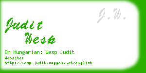 judit wesp business card